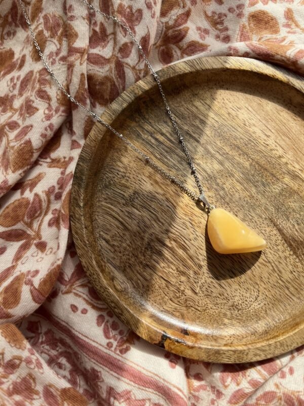 Pendentif calcite orange – Image 2