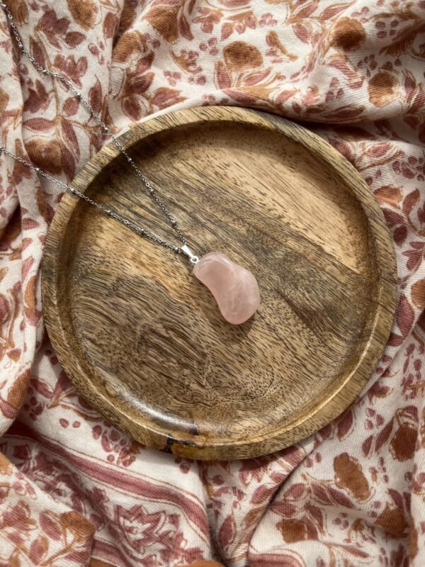 Pendentif quartz rose – Image 6