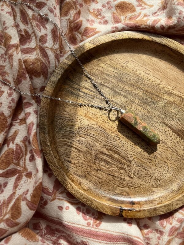 Pendentif pointe unakite – Image 2