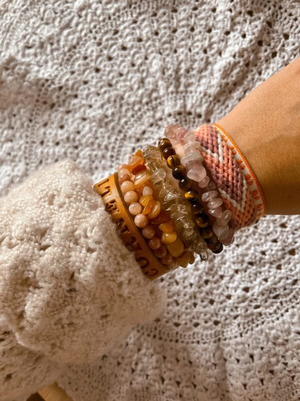Bracelet baroque quartz rose – Image 2