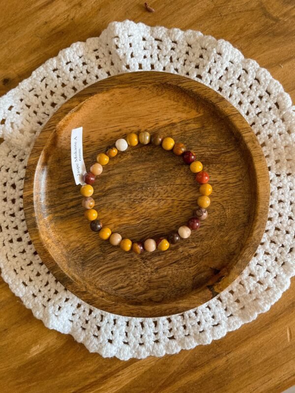 jaspe - jaspe mokaïte - bracelet pierre naturelle - bracelet jaspe - pierre naturelle - bracelet boule - lithothérapie - vertus des pierres - spirituelle - spiritualité - hippie