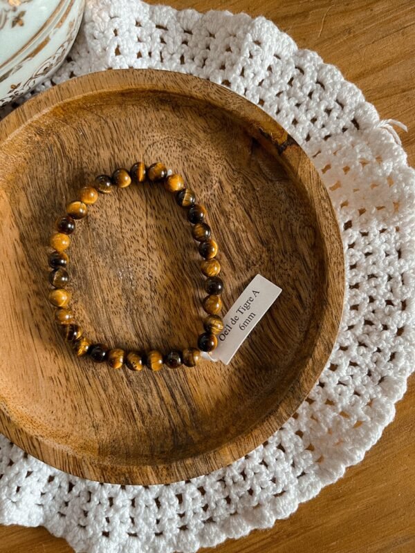 Œil de tigre - bracelet pierre naturelle - bracelet baroque oeil de tigre - pierre naturelle - bracelet boule - lithothérapie - vertus des pierres - spirituelle - spiritualité - hippie