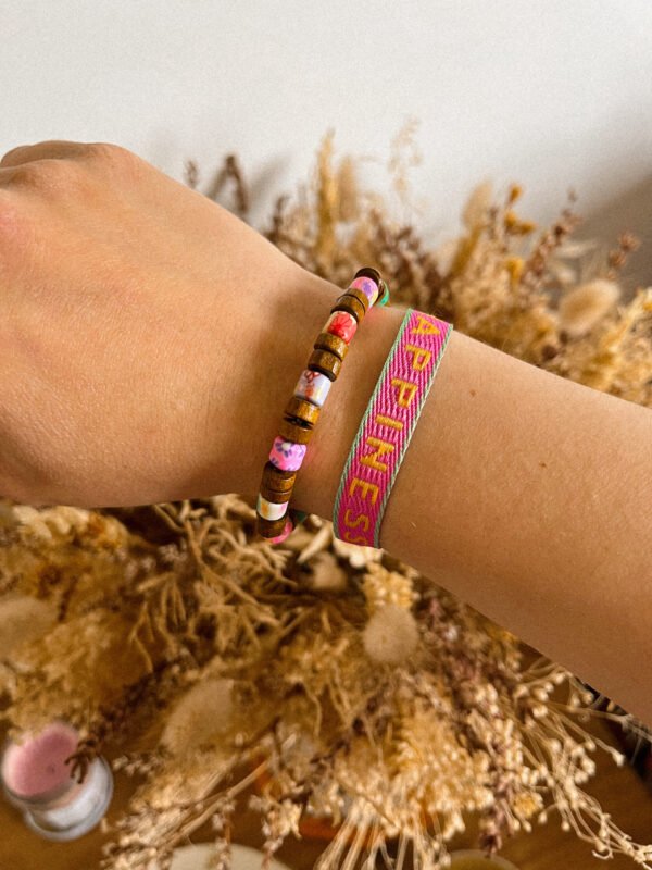 hippie - bohème - surf - surfeuse - bracelet hippie - bracelet surf - bracelet tortue - symbole tortue - bracelet bohème - Wild louve