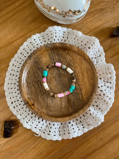 Bracelet surfeur - perle heishi - perle de coco - bracelet perle de coco - bracelet hippie - bracelet surf - surf - surfeur - bijoux surfeur - Wild louve -