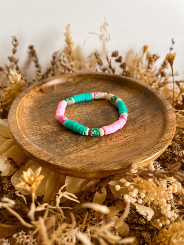 Bracelet surfeur - perle heishi - perle de coco - bracelet perle de coco - bracelet hippie - bracelet surf - surf - surfeur - bijoux surfeur - Wild louve - bracelet perle polymère