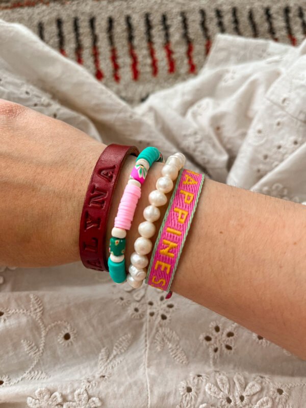 Bracelet surfeur - perle heishi - perle de coco - bracelet perle de coco - bracelet hippie - bracelet surf - surf - surfeur - bijoux surfeur - Wild louve - bracelet perle polymère