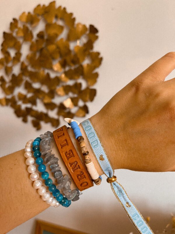 Bracelet surfeur - perle heishi - perle de coco - bracelet perle de coco - bracelet hippie - bracelet surf - surf - surfeur - bijoux surfeur - Wild louve - Bracelet océan - bracelet nature
