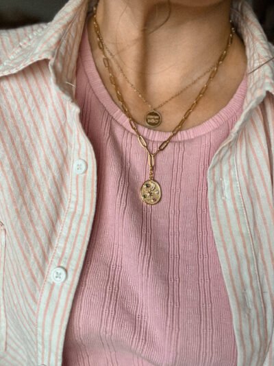 Collier lune - collier bohème - collier étoile - lune