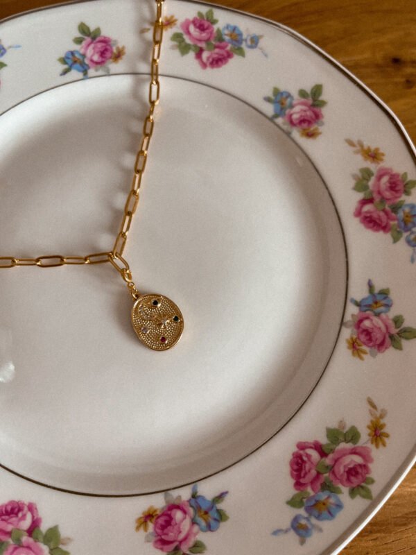 Collier lune - collier bohème - collier étoile - lune
