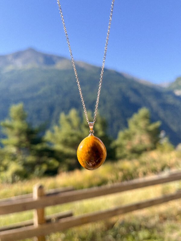 Œil de tigre - collier œil de tigre - pierre œil de tigre - Wild louve - pendentif œil de tigre - protection - pierre naturelle - pierre énergétique - pierre de protection