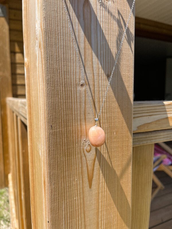 Pierre de lune - pendentif - pierre naturelle - collier pierre - pierre énergétique - bijou pierre - bijou pierre naturelle - collier pierre de lune